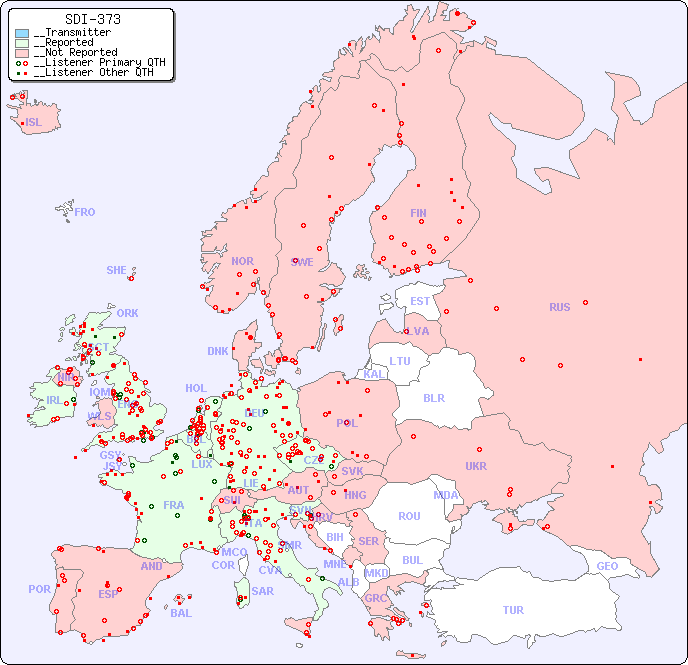 __European Reception Map for SDI-373