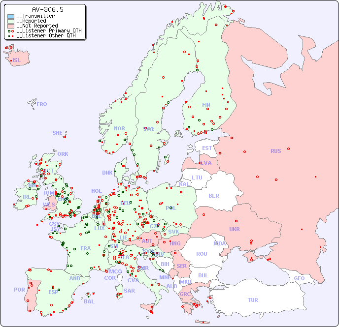 __European Reception Map for AV-306.5