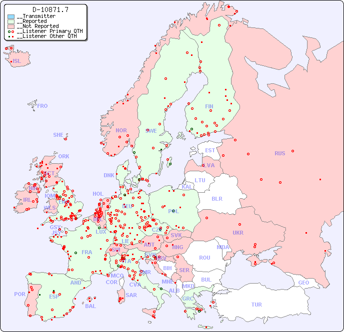 __European Reception Map for D-10871.7