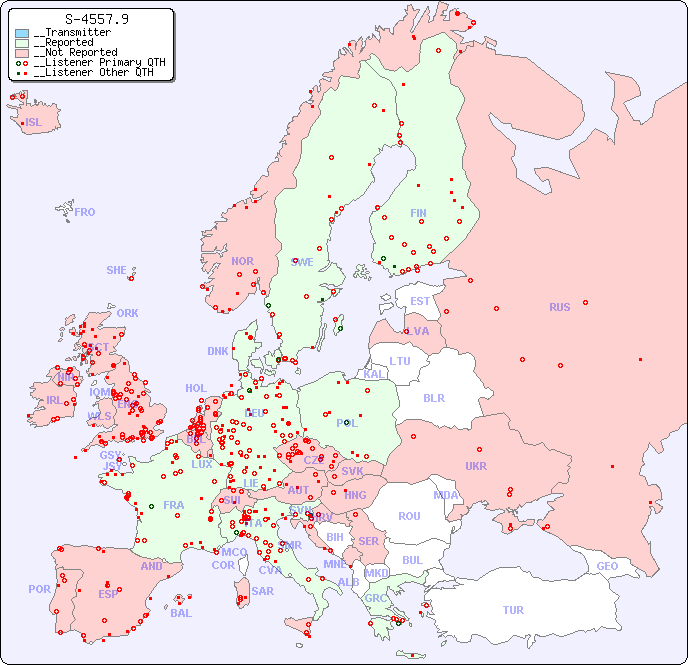 __European Reception Map for S-4557.9