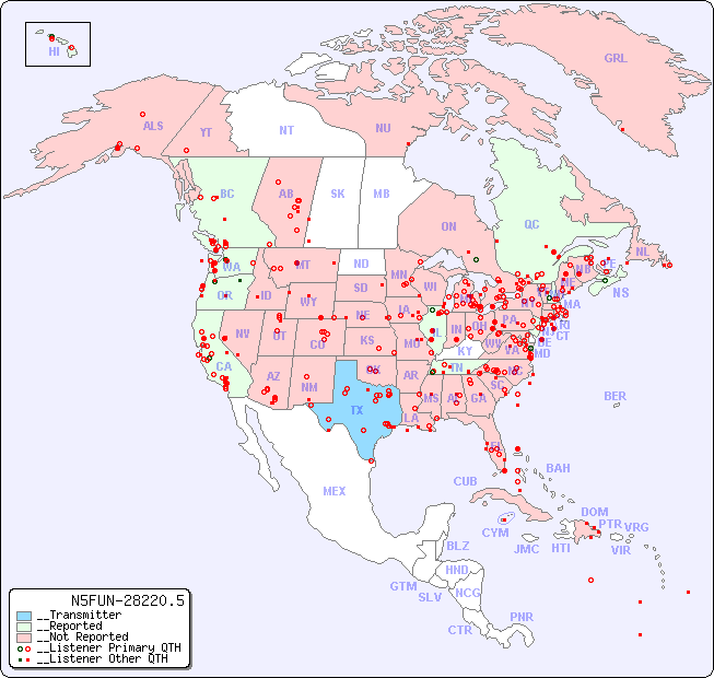__North American Reception Map for N5FUN-28220.5