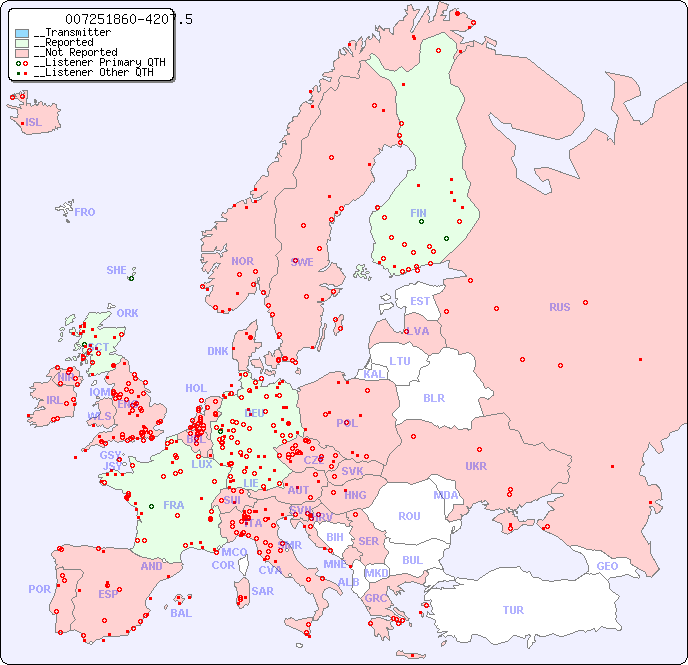 __European Reception Map for 007251860-4207.5