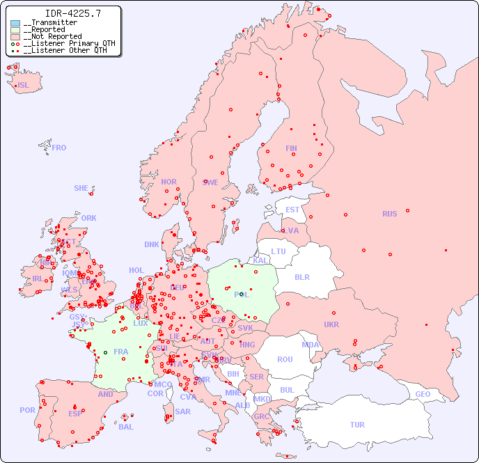 __European Reception Map for IDR-4225.7