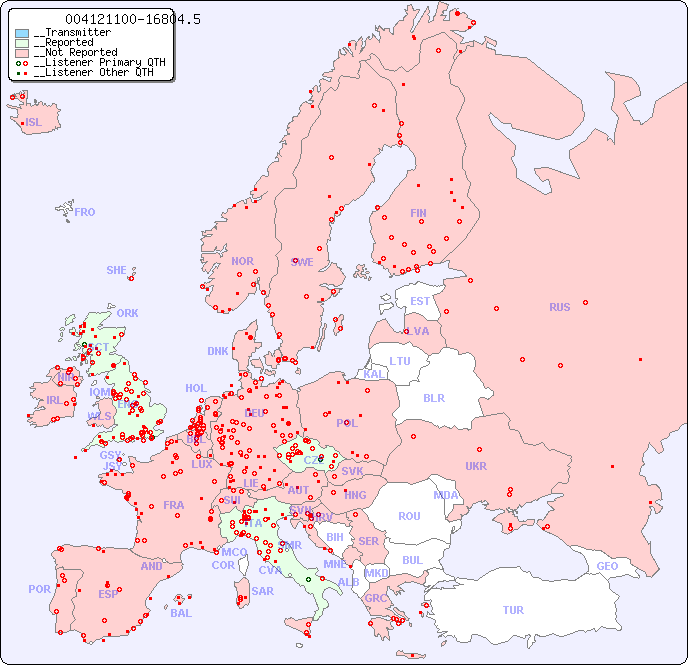 __European Reception Map for 004121100-16804.5