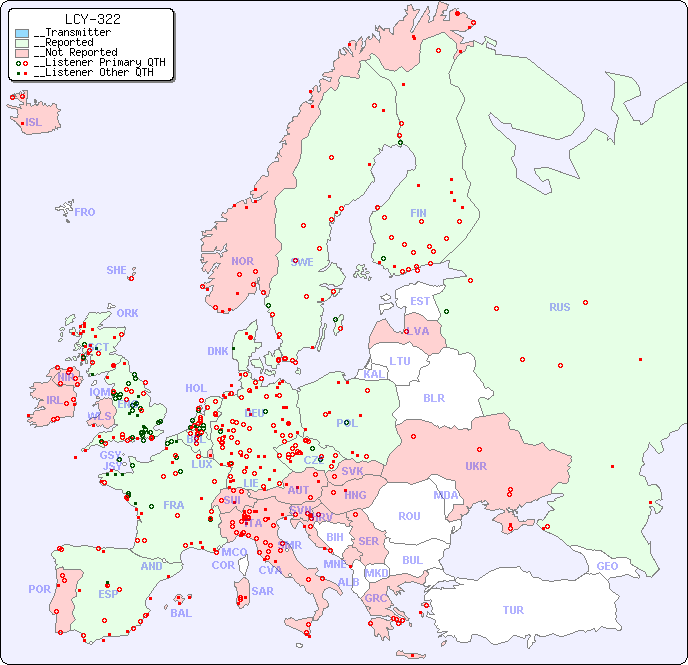 __European Reception Map for LCY-322