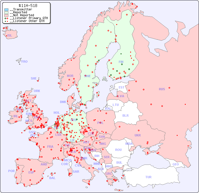 __European Reception Map for $11H-518