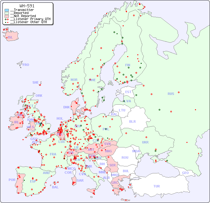 __European Reception Map for WH-591