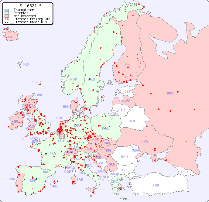 __European Reception Map for S-16331.9