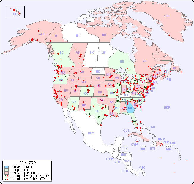 __North American Reception Map for PIM-272