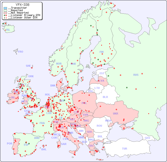 __European Reception Map for YPX-338