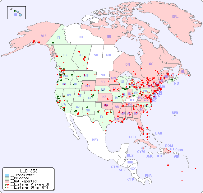 __North American Reception Map for LLD-353