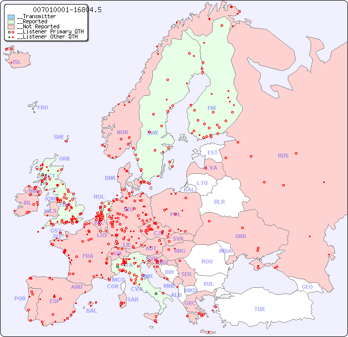__European Reception Map for 007010001-16804.5