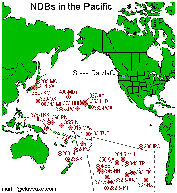 Pacific Beacons Map